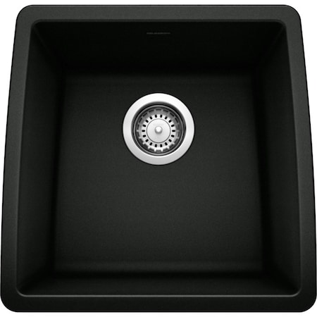 Blanco Performa Silgranit Undermount Bar Sink - Coal Black 442938